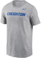 Nike Creighton Bluejays White Wordmark Core Short Sleeve T Shirt