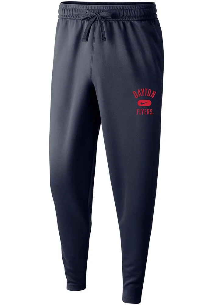 Nike Dayton Flyers Mens Navy Blue Spotlight Design Pants