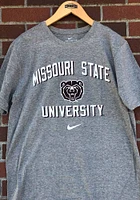 Nike Missouri State Bears Grey Arch Short Sleeve T Shirt