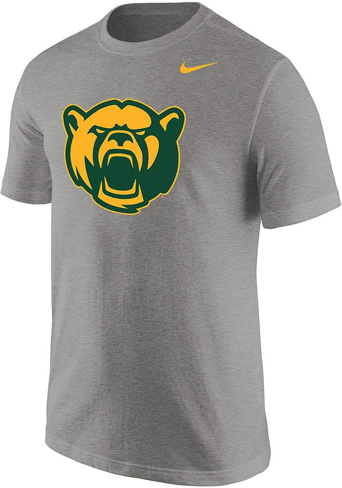 Nike Baylor Bears Grey Core Logo Short Sleeve T Shirt