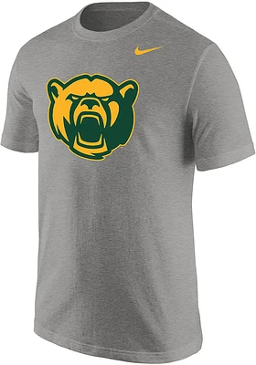 Nike Baylor Bears Grey Core Logo Short Sleeve T Shirt