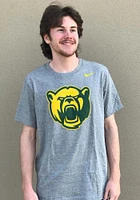 Nike Baylor Bears Grey Core Logo Short Sleeve T Shirt