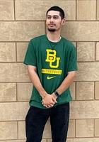 Nike Baylor Bears Green Core Basketball Short Sleeve T Shirt