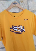 Nike LSU Tigers Gold Core Logo Short Sleeve T Shirt