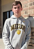 Nike Missouri Tigers Mens Grey Club Fleece Long Sleeve Hoodie