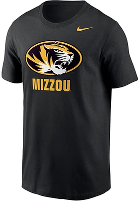Nike Missouri Tigers Charcoal Dri-FIT Name Drop Short Sleeve T Shirt