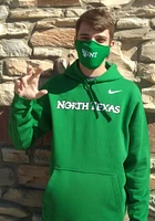 Nike North Texas Mean Green Mens Club Fleece Wordmark Long Sleeve Hoodie