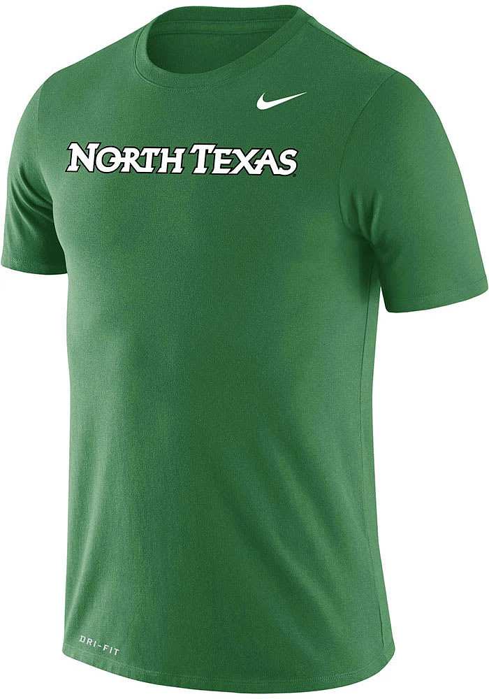 Nike North Texas Mean Green Legend Wordmark Short Sleeve T Shirt