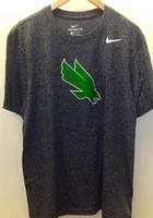 Nike North Texas Mean Green Black Marled Logo Short Sleeve T Shirt