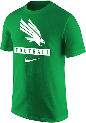 Nike North Texas Mean Green Core Football Short Sleeve T Shirt