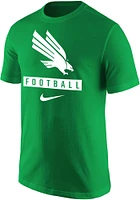 Nike North Texas Mean Green Core Football Short Sleeve T Shirt