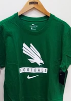 Nike North Texas Mean Green Core Football Short Sleeve T Shirt