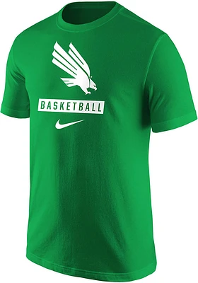 Nike North Texas Mean Green Core Basketball Short Sleeve T Shirt