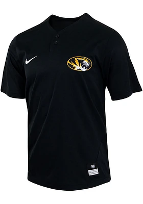 Nike Missouri Tigers Mens Black Replica Baseball Jersey