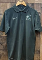 Nike Michigan State Spartans Mens Grey Varsity Short Sleeve Polo