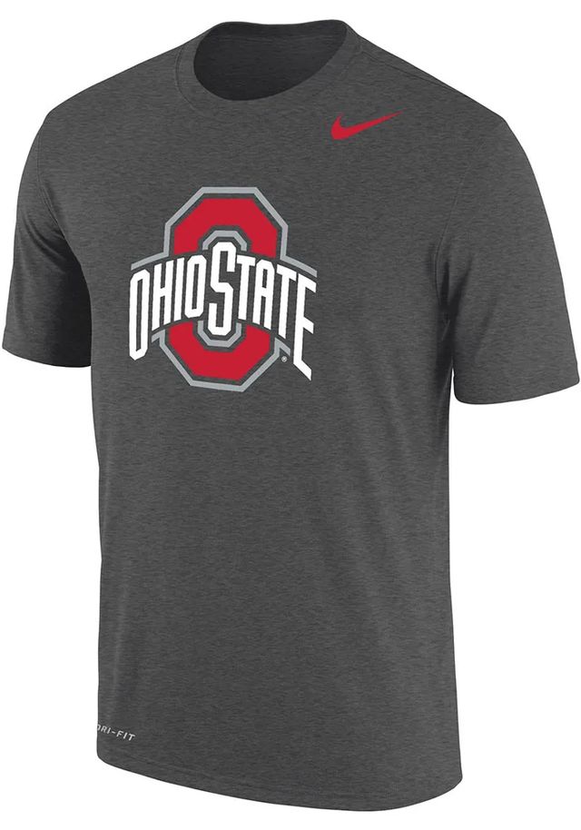 Nike Ohio State Buckeyes Big Logo Dri-FIT Short Sleeve T Shirt