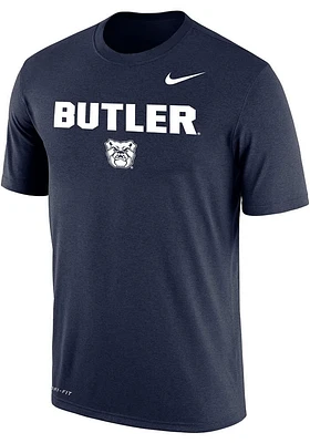 Nike Butler Bulldogs Navy Blue Core Graphic Short Sleeve T Shirt