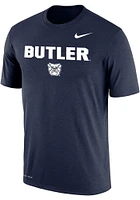 Nike Butler Bulldogs Navy Blue Core Graphic Short Sleeve T Shirt
