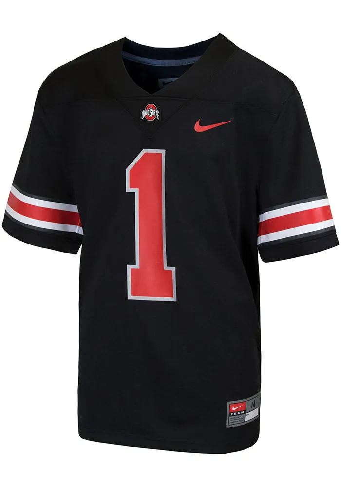 Nike Ohio State Buckeyes Youth Replica Alt No 1 Football Jersey