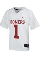 Nike Oklahoma Sooners Youth White Replica No 1 Alt Football Jersey