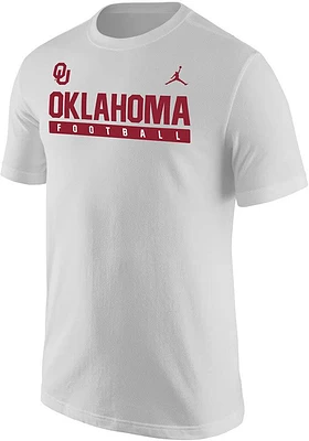 Nike Oklahoma Sooners Core Football Short Sleeve T Shirt