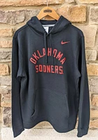 Nike Oklahoma Sooners Mens Black Arch Name Long Sleeve Hoodie