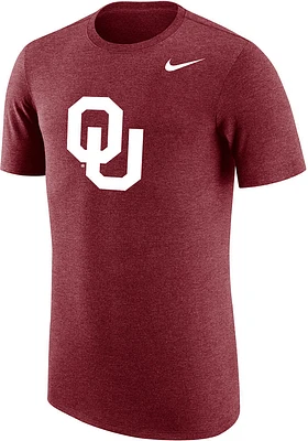 Nike Oklahoma Sooners Crimson Tri-Blend Style Short Sleeve Fashion T Shirt