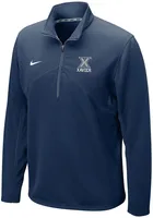 Nike Xavier Musketeers Mens Navy Blue Training Long Sleeve 1/4 Zip Pullover