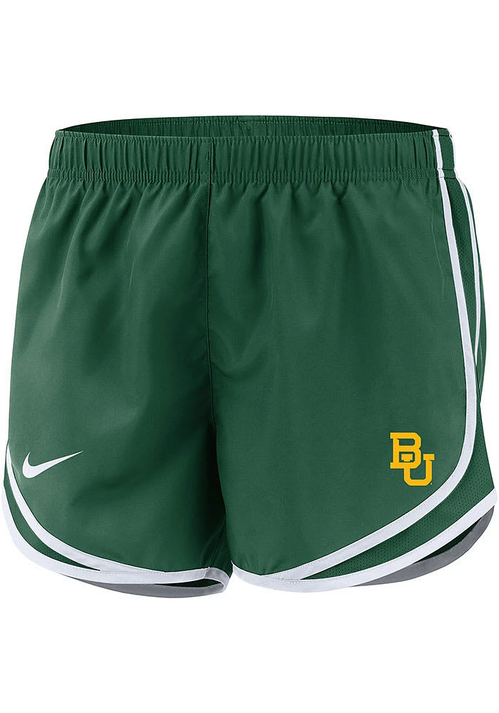 Nike Baylor Bears Womens Green Tempo Shorts