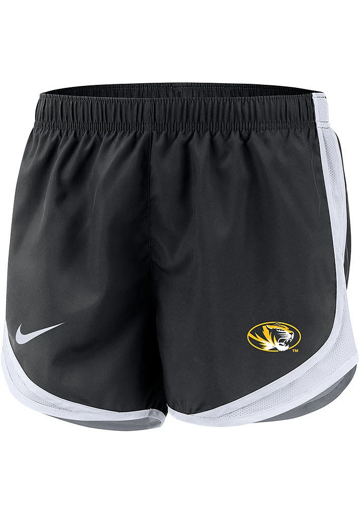 Nike Missouri Tigers Womens Black Tempo Shorts