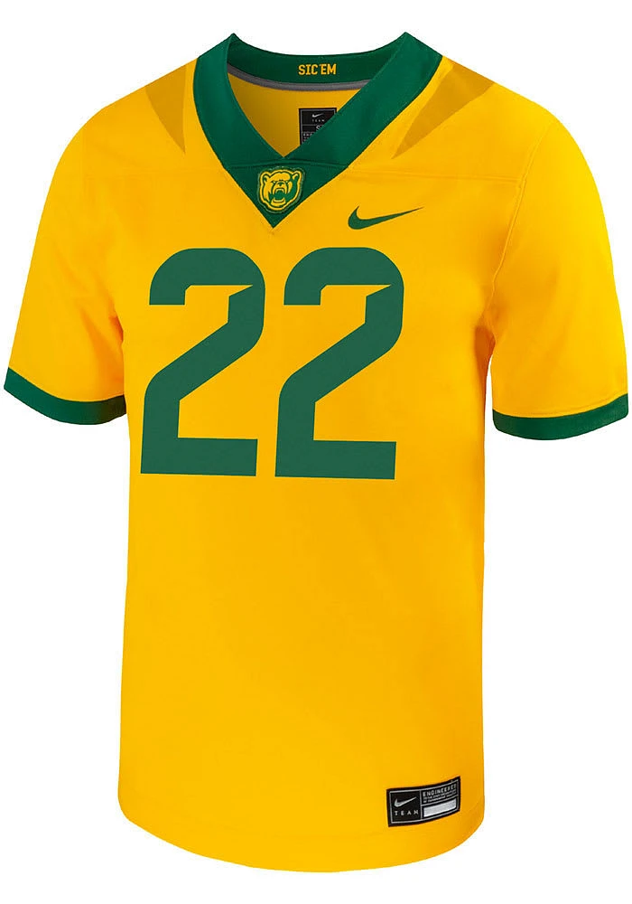 Nike Baylor Bears Gold Replica Game Football Jersey