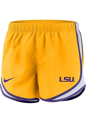 Nike LSU Tigers Womens Gold Tempo Shorts