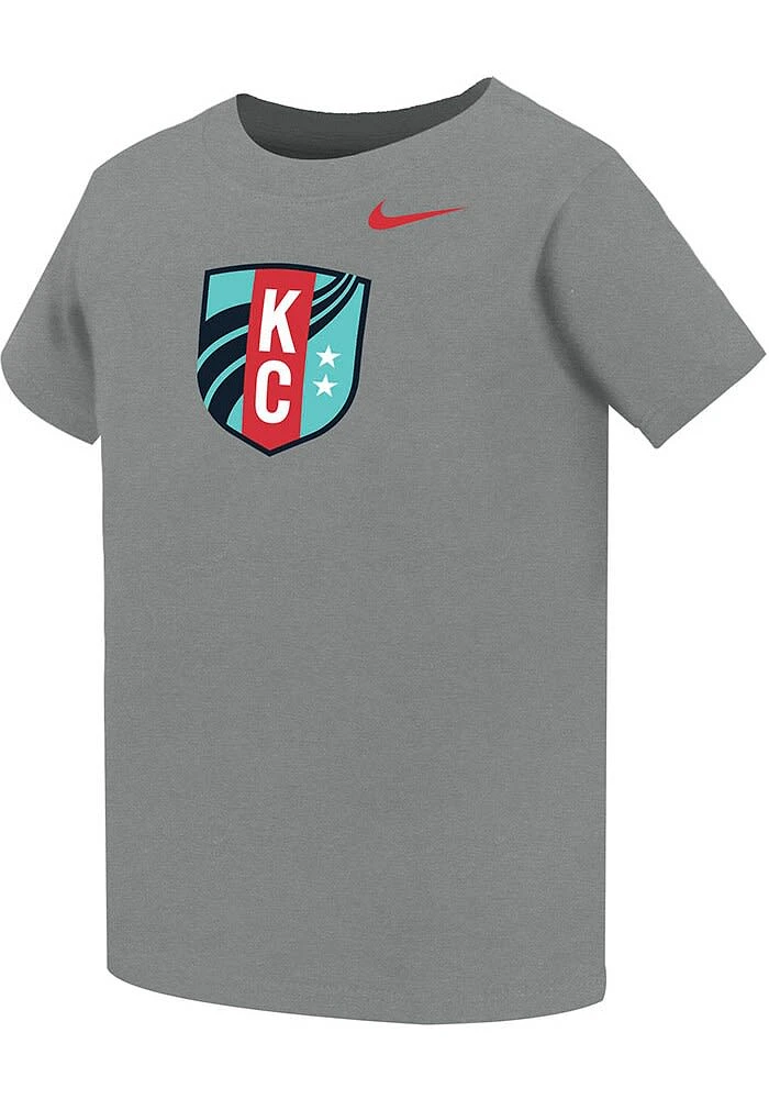 Nike KC Current Toddler Grey Primary Shield Short Sleeve T-Shirt