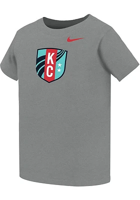 Nike KC Current Toddler Grey Primary Shield Short Sleeve T-Shirt