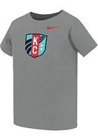 Nike KC Current Toddler Grey Primary Shield Short Sleeve T-Shirt