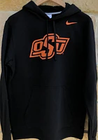 Nike Oklahoma State Cowboys Mens Black Primary Logo Long Sleeve Hoodie