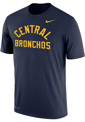 Nike Central Oklahoma Bronchos Navy Blue Core Short Sleeve T Shirt