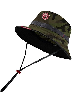 Nike Oklahoma Sooners Green Sideline Boonie Mens Bucket Hat