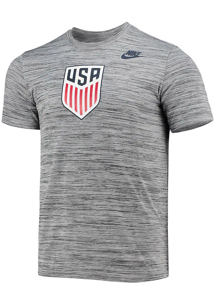 Nike USMNT Grey Crest Short Sleeve T Shirt
