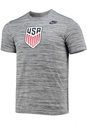 Nike USMNT Grey Crest Short Sleeve T Shirt