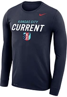 Nike KC Current Navy Blue DF Legend Long Sleeve T-Shirt