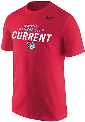 Nike KC Current Red Core Cotton Short Sleeve T Shirt