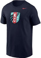 Nike KC Current Navy Blue Core Cotton Short Sleeve T Shirt