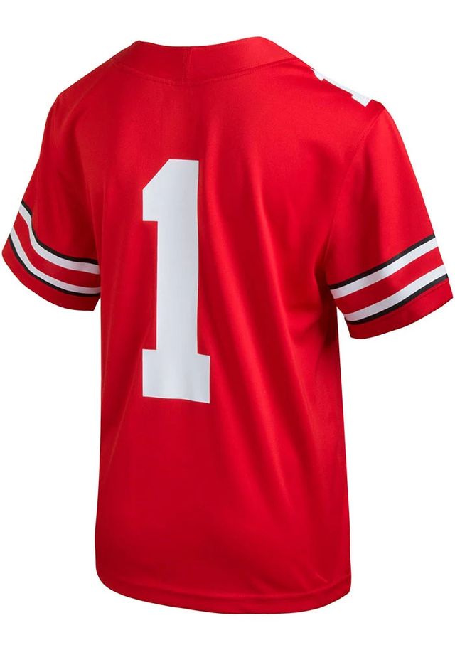 Nike Ohio State Buckeyes Youth Cardinal Sideline Replica Football Jersey