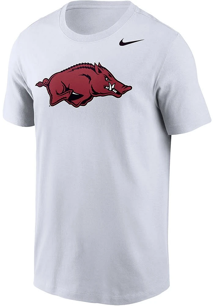 Nike Arkansas Razorbacks White DriFIT Short Sleeve T Shirt