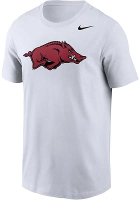 Nike Arkansas Razorbacks White DriFIT Short Sleeve T Shirt