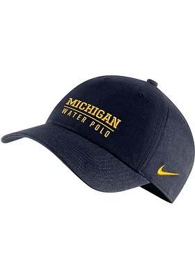 Nike Michigan Wolverines Water Polo Campus Adjustable Hat - Blue