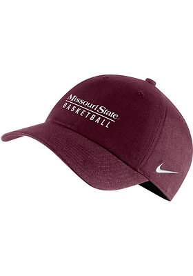 Nike Missouri State Bears Basketball Campus Adjustable Hat - Maroon