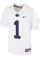 Nike Penn State Nittany Lions Youth White Replica Football No 1 Jersey