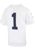 Nike Penn State Nittany Lions Youth White Replica Football No 1 Jersey